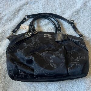 NWT COACH Madison Dotted OP Art Sophia Bag #15935